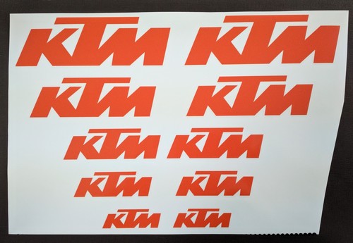 Motorrad aufkleber set ktm - aufkleber,